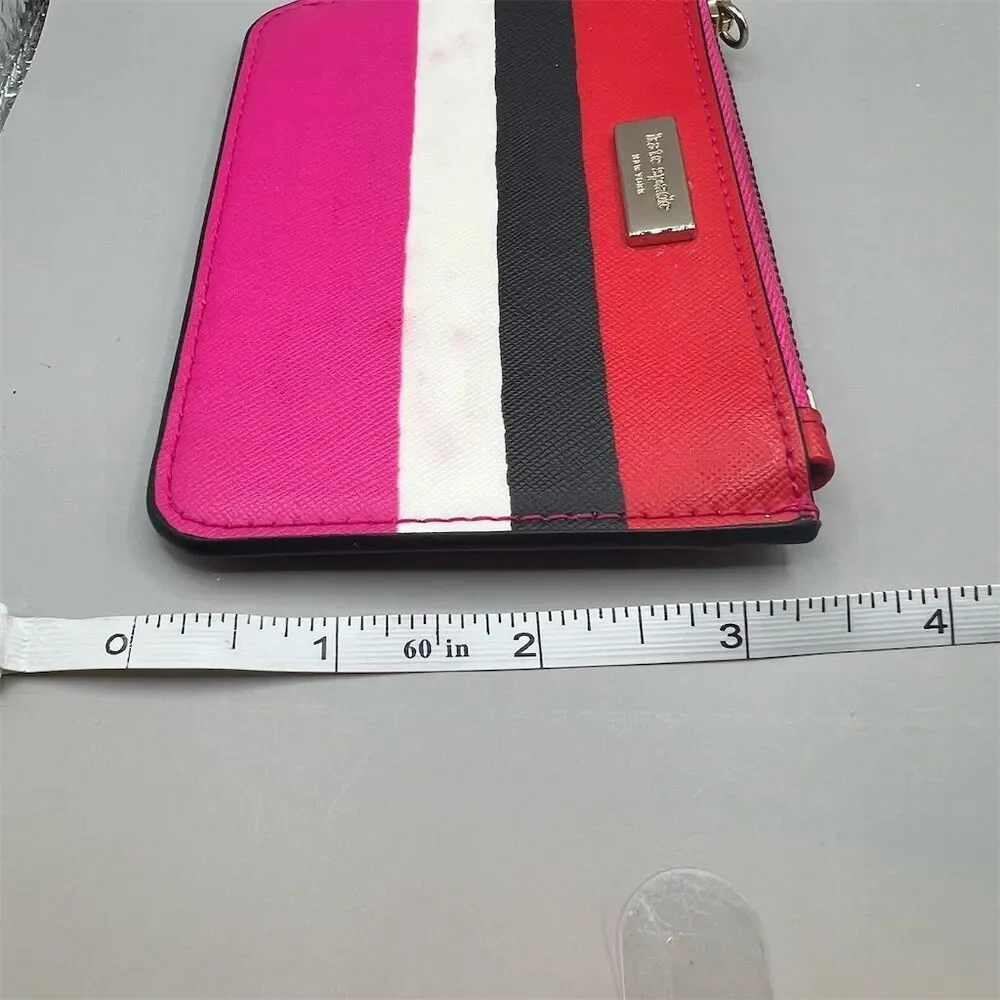 Kate Spade New York Laurel Way Bonita Stripe Bitsy WLRU4892, Card Case Wallet